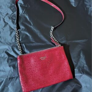 Red GUESS handbag